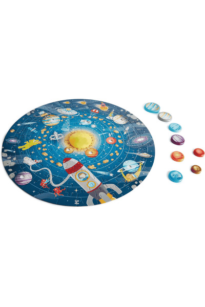 Hape Puzzle Güneş Sistemi Yuvarlak Yapboz