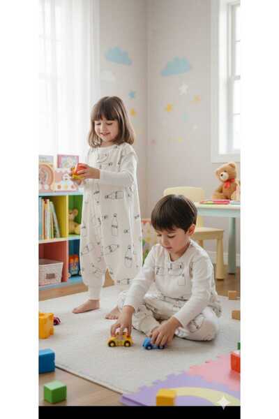 Wenaris حقيبة نوم شتوية بدون أكمام 21-24 درجة درجة حرارة الغرفة 100% من القطن...