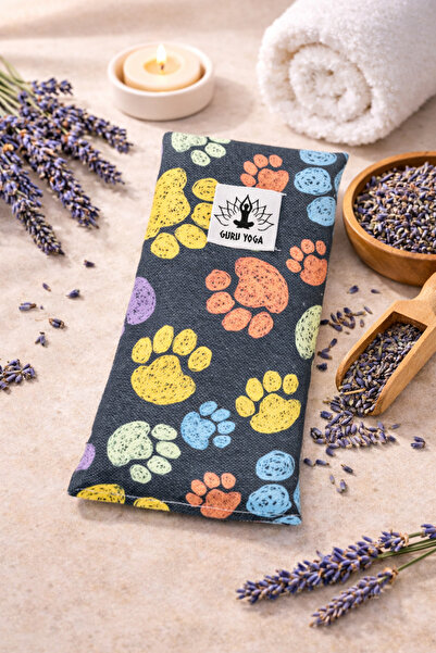 Om Guru Yoga وسادة العين المصنوعة من الخزامى العطرية، وسادة العين المصنوعة من...