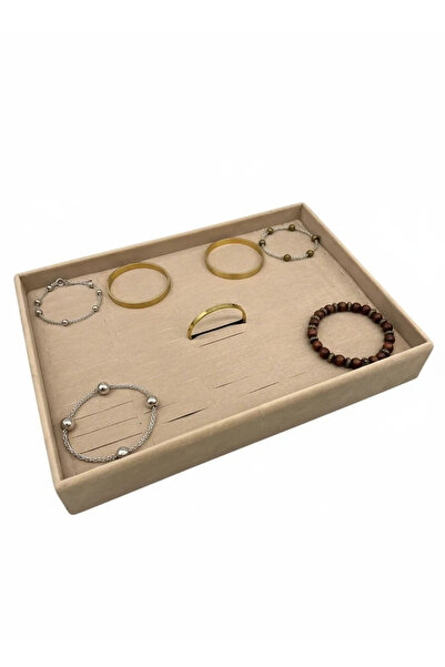 MeGass Dekor Domestic Production Suede Fabric Milk Coffee Color 34/24 cm Subm...