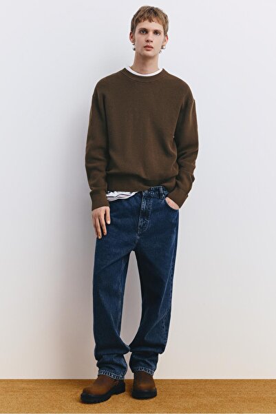 Pull & Bear Structured round neck sweater