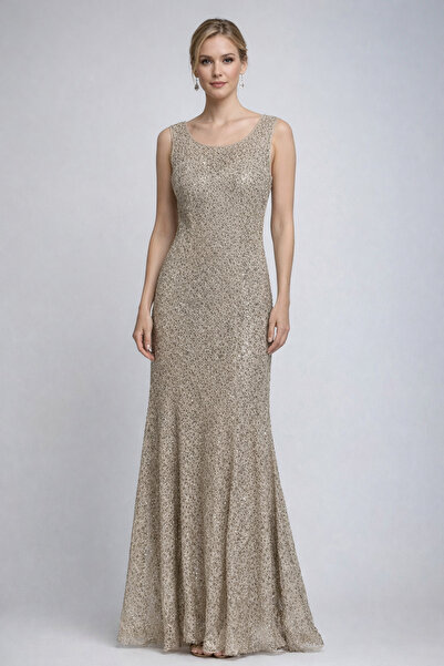 Saygın Kadın Payetli Balık Abiye