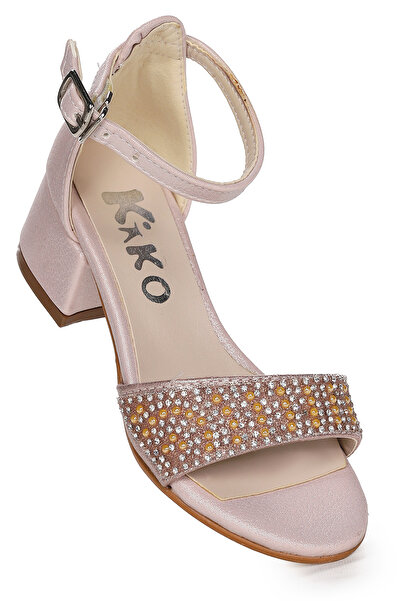 Kiko Kids Sandale cu toc de 3 cm pentru fete Heidi Vakko Daily Pantofi de seara