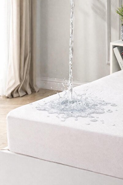 SDF HOME TEXTİLE Sıvı Geçirmez Mikrofiber Yatak Alezi - Lastikli, Sessiz Yapı...