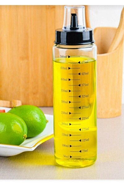 Kitchen Pembelia Damlatmaz Akıllı Yağlık 500 Ml Cam Yağdanlık
