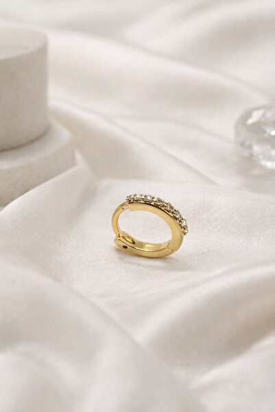 FA LORA TAKI 8MM Kararmayan Zirkon Taşlı Halka Piercing – Tragus, Helix, Conc...