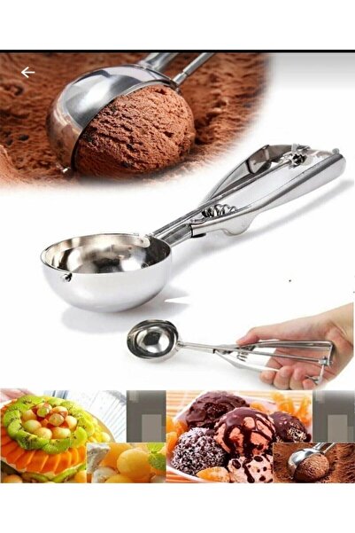 Kitchen Pembelia ملعقة آيس كريم من الفولاذ المقاوم للصدأ