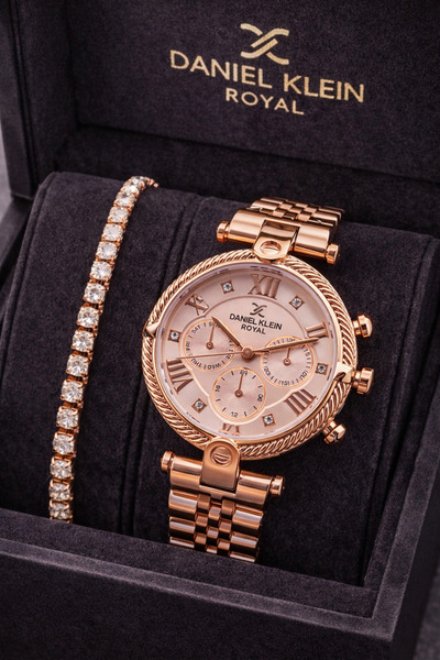 Daniel Klein Marka - Rose Gold Renk - 2 Yıl Garantili - Kadın Kol Saati - Bil...