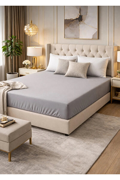 Bella Home Premium Quality Double Fitted Sheet - 100% Organic Cotton