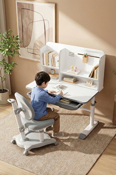 Karr Kids Sakura Yükseklik Ayarlı Çocuk Çalışma Masası