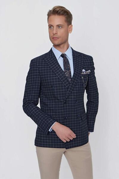 Efor C 631 Slim Fit Lacivert Spor Ceket