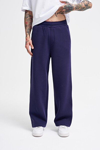 Machinist Erkek Baggy Oversize Lacivert Eşofman Altı