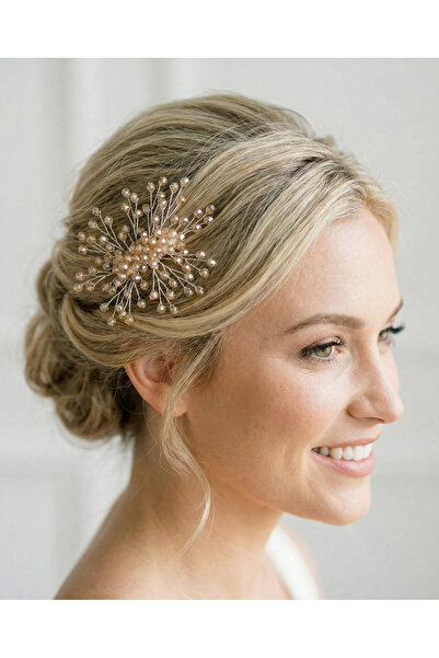 gelinmz Coroană și accesoriu de păr pentru nuntă și logodnă, elegant și elega...