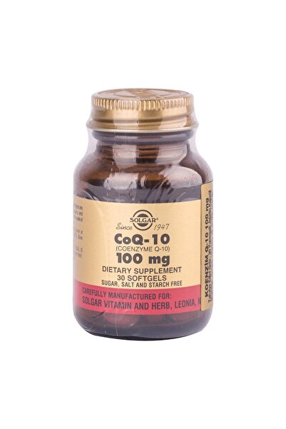 Solgar Coenzyme Q-10 100mg 30 Kapsül
