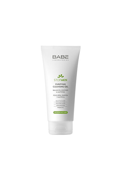 Babe Laboratorios Babe Stop AKN Yağlı Ciltler İçin Arındırıcı Temizleme Jeli ...