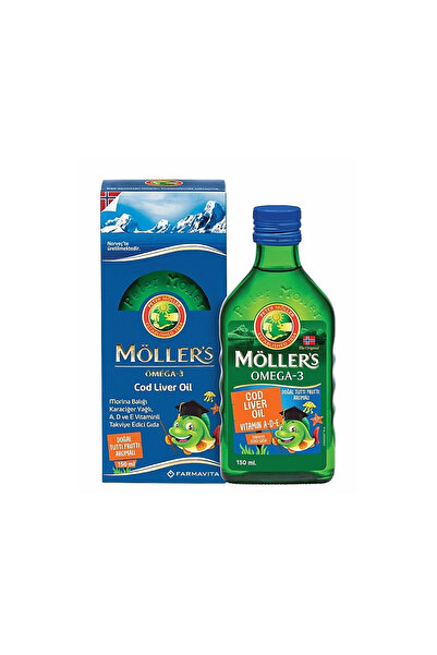 Möller's Omega-3 Balık Yağı Şurubu Tutti Frutti 150 ml
