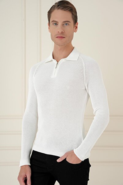 Efor TR 878 TRİKO SLİM FİT EKRU BASİC