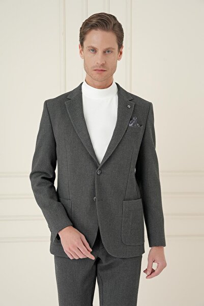 Efor C 694 Slim Fit Füme Spor Ceket