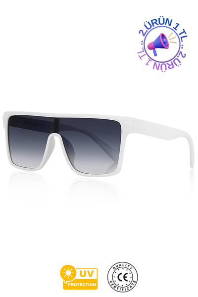 Kinary UV400 Trend Güneş Gözlüğü Beyaz Parlak 2037