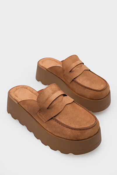 Capone Outfitters Saboturi de damă Karrie cu aspect de piele întoarsă