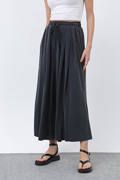 Loreen Pantaloni de damă cu aspect de fustă și curea în talie - 20664PNT - AN...