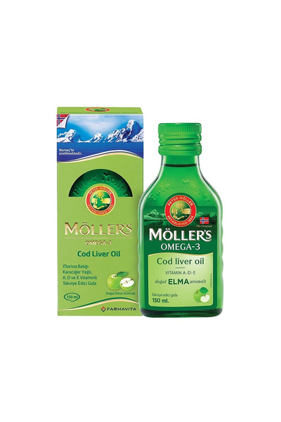Möller's Balık Yağı Şurubu Elma Aromalı 150 ml
