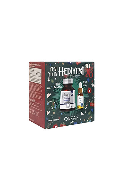 Ocean إكسترا ماج مجموعة ثلاثية 60 قرص + قطرات D3K2 20 مل مجموعة رأس السنة الج...