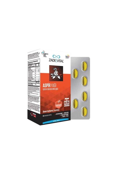 Zade Vital Aspir Yağı 600mg 60 Kapsül