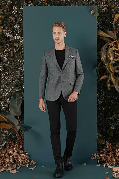 Efor C 656 Slim Fit Füme Spor Ceket