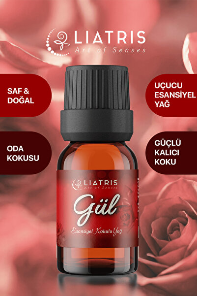 liatris Gül esansiyel uçucu yağ,hava nemlendirici,buhurdanlık,oda parfümü 10m...