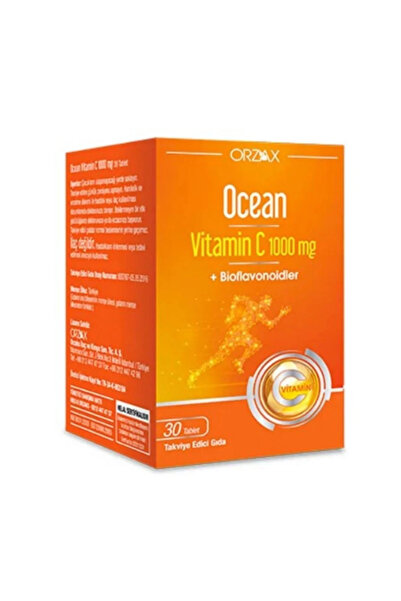 Ocean Orzax Vitamin C 1000 Mg 30 Tablets