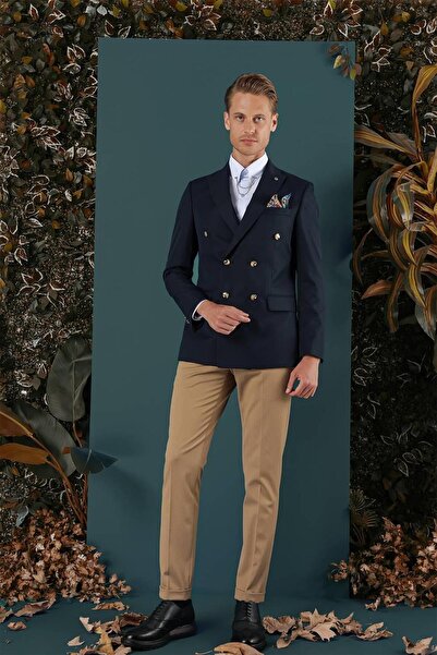 Efor C 657 Slim Fit Lacivert Spor Ceket