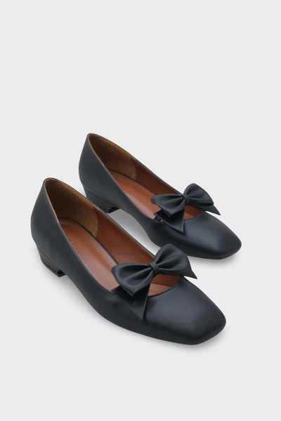 Capone Outfitters حذاء هيلينا نسائي بكعب قصير وربطة