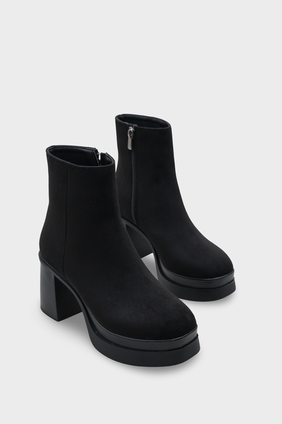 Capone Outfitters Dámské boty Sherry 1504 s kulatou špičkou na bočním zipu na...