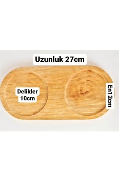 Pembelia Life Ahşap Yağdanlık Standı Altlık 1000ml Yağdanlıklara Özeldir