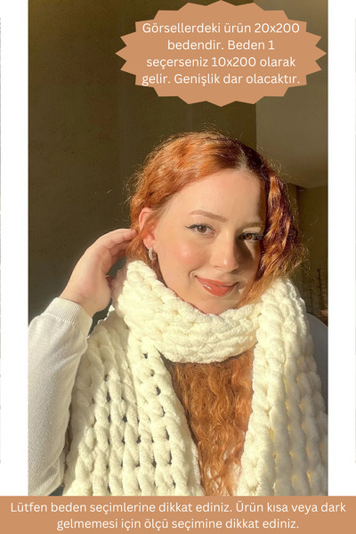 EL YAPIMI Soft Scarf