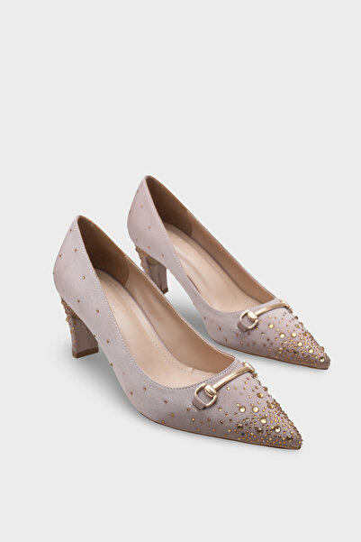 Capone Outfitters Lorrin гостроносі камінцеві середньокаблукові атласні жіноч...