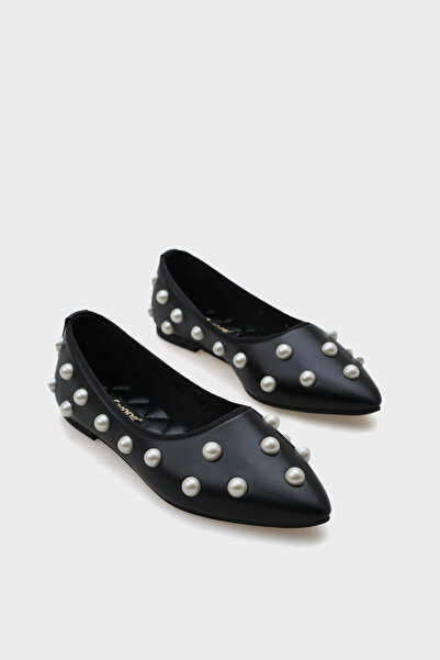 Capone Outfitters Balerini Alice cu vârf ascuțit cu accesorii perle