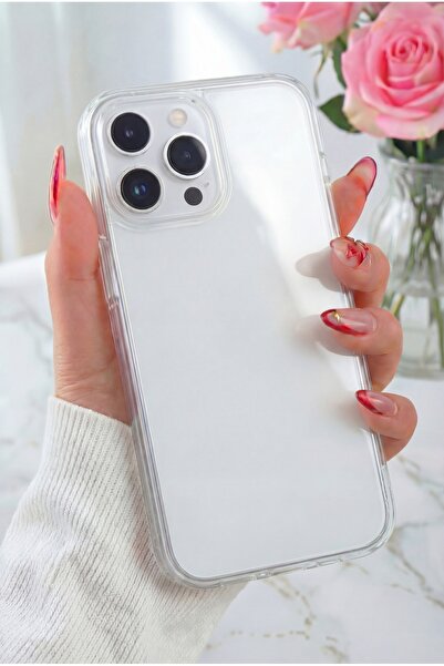 Fibaks iPhone 16 Pro Kılıf Renksiz Şeffaf Yumuşak Ince Esnek Silikon Kapak