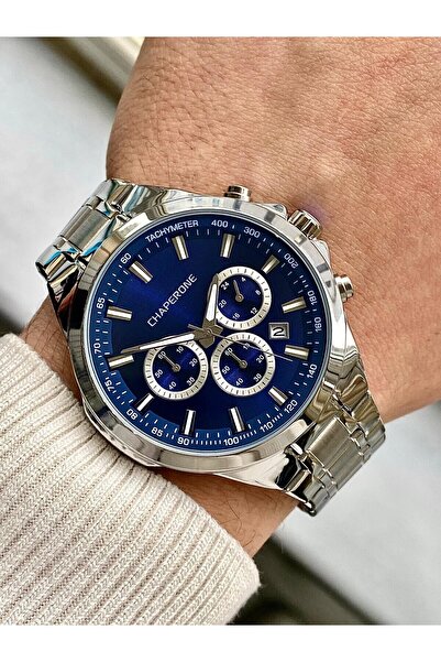 Chaperone CH166M Metal kordonlu Erkek Kol Saati