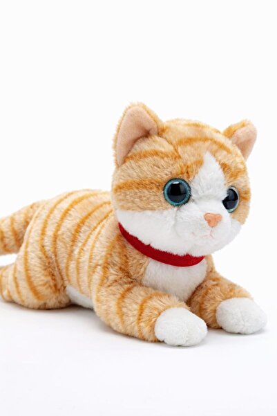 viyolmarketim Sevimli Peluş Yavru Kedi 35 cm | Sesli Miyavlayan Oyuncak | Uyk...