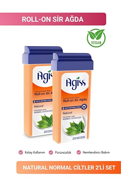 AGISS Normal Ciltler Için Roll-on Sir Ağda, Kartuş Ağda 100 ml - For Natural ...