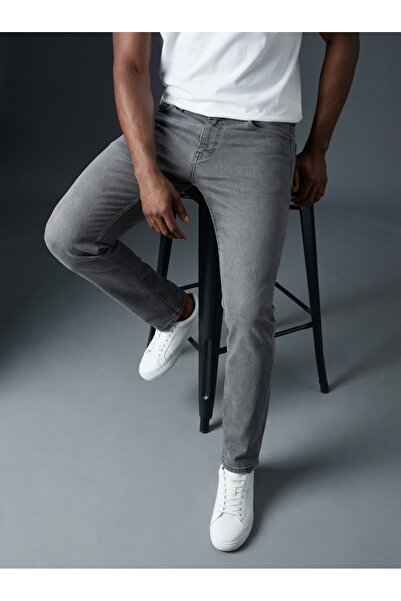 KHAYN ERKEK NORMAL KALIP REGULE KESİM NORMAL PAÇA DENİM KUMAŞ LİKRALI KOT PAN...