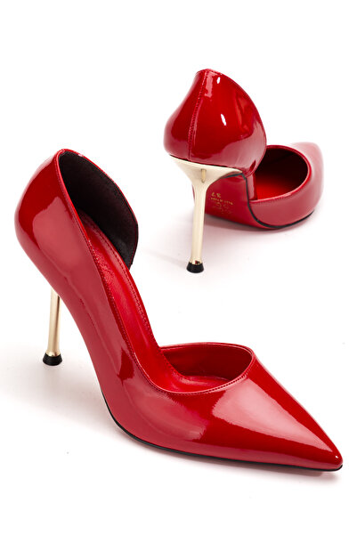 HCO 10.5 cm Gold Rengi İnce Topuklu Kdın Stiletto Ayakkabı