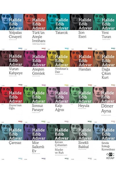 Can Yayınları Halide Edip Adıvar 20 Kitap Set Ateşten Gömlek-vurun Kahpeye-tü...