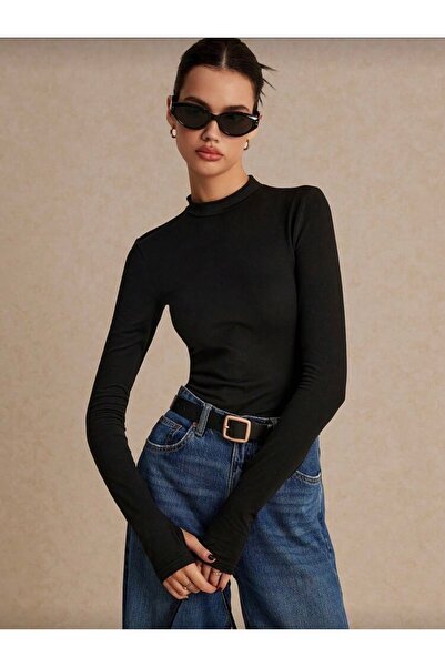 BY HUPE Γυναικείο κορμάκι με λεπτομέρεια Fisherman's Finger