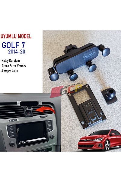 GCP German Car Parts Golf 7 Telefon Tutucu - Golf 7 Özel Aparatlı Telefon Tutucu