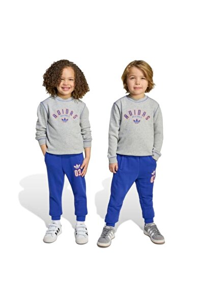 adidas Çocuk Günlük Spor Eşofman Takımı JX5260 CREW SET