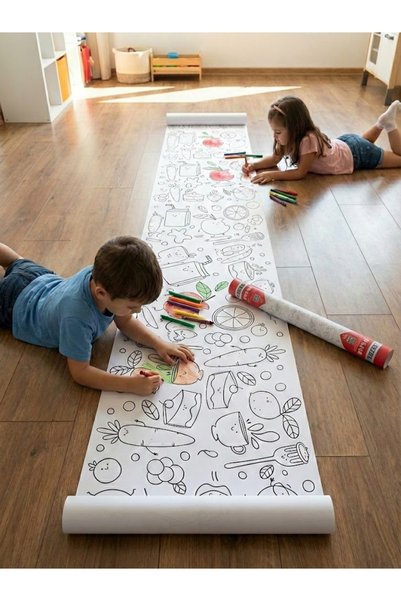 Proll Healthy Eating Giant Coloring Paper 5 Meters