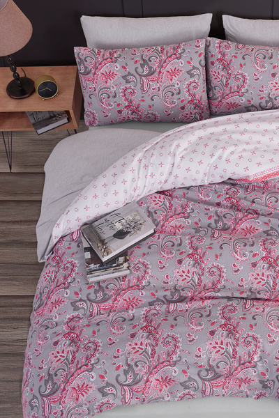 Madame Cotton Lastikli Çarşaflı Nevresim Takımı Çift Kişilik